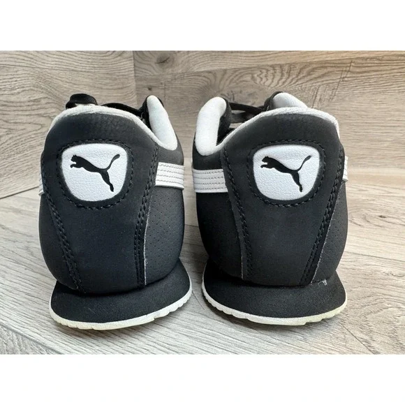 Puma Roma Reversed Classic Black White 392263-02 Men's Size 9.5 Sneakers Shoes - Picture 8 of 8